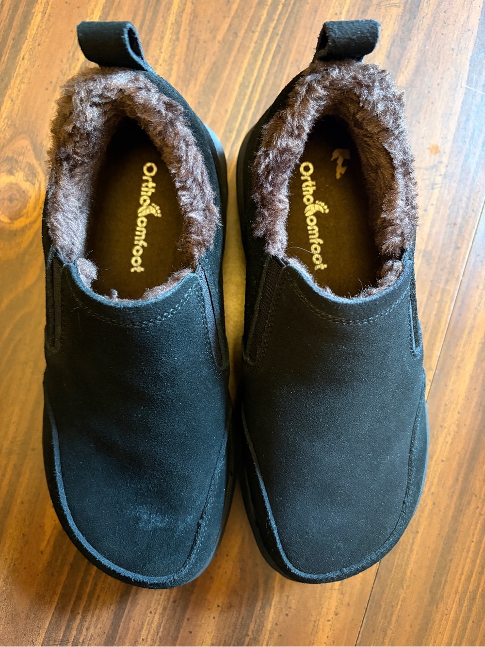 OrthoComfoot Women's Orthopedic Wide Winter Slippers Comfortable Size 6 xwide